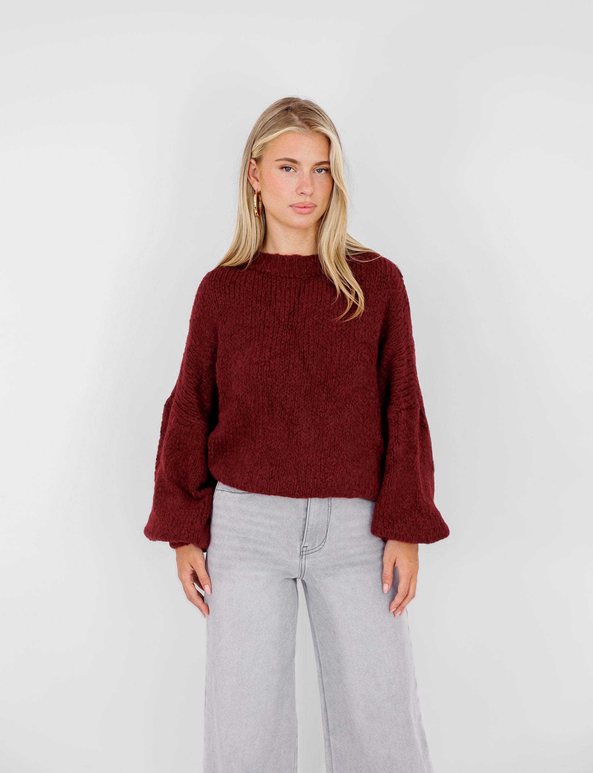 Kiki sweater burgundy