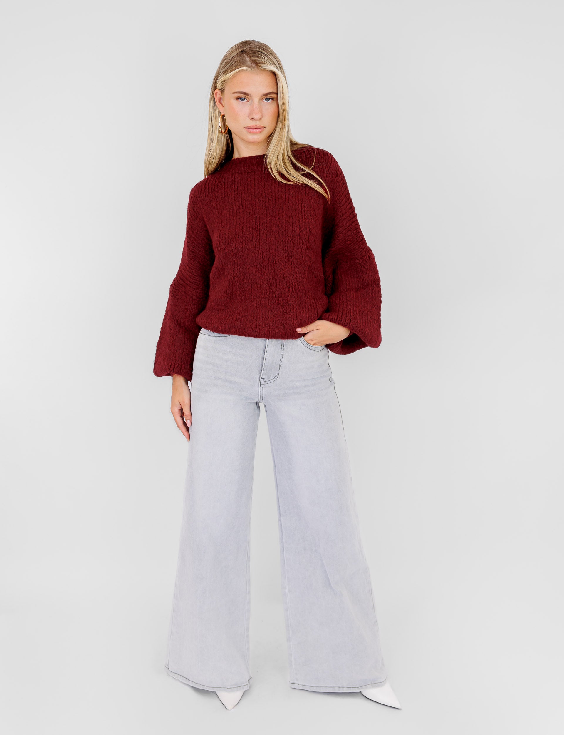 Kiki sweater burgundy