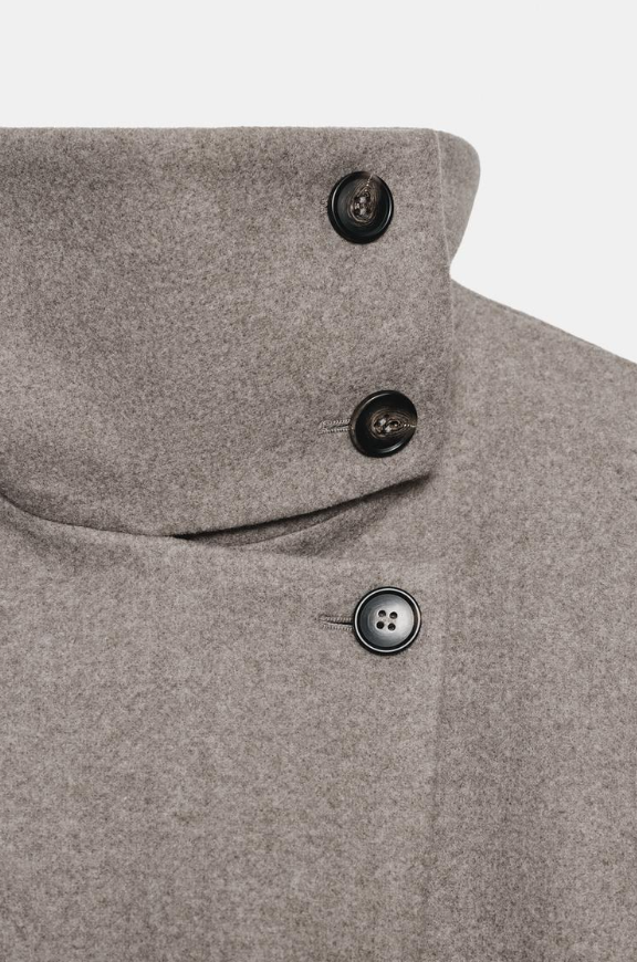 JACKET WITH STAND-UP COLLAR