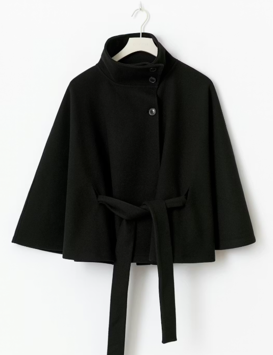 Belt cape jacket