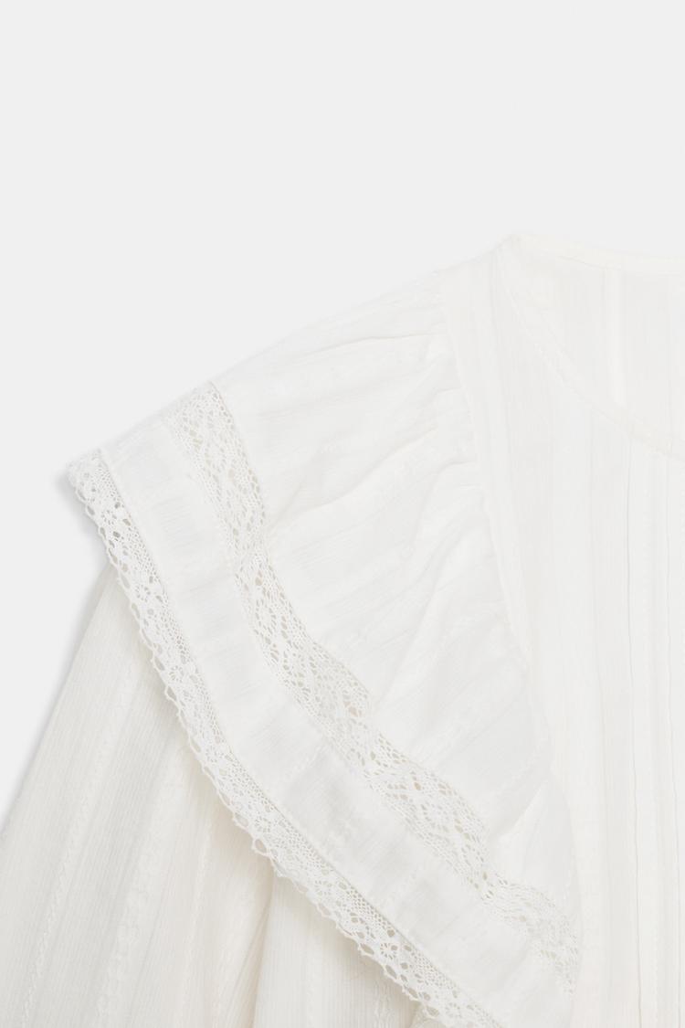 romantic blouse ruffles