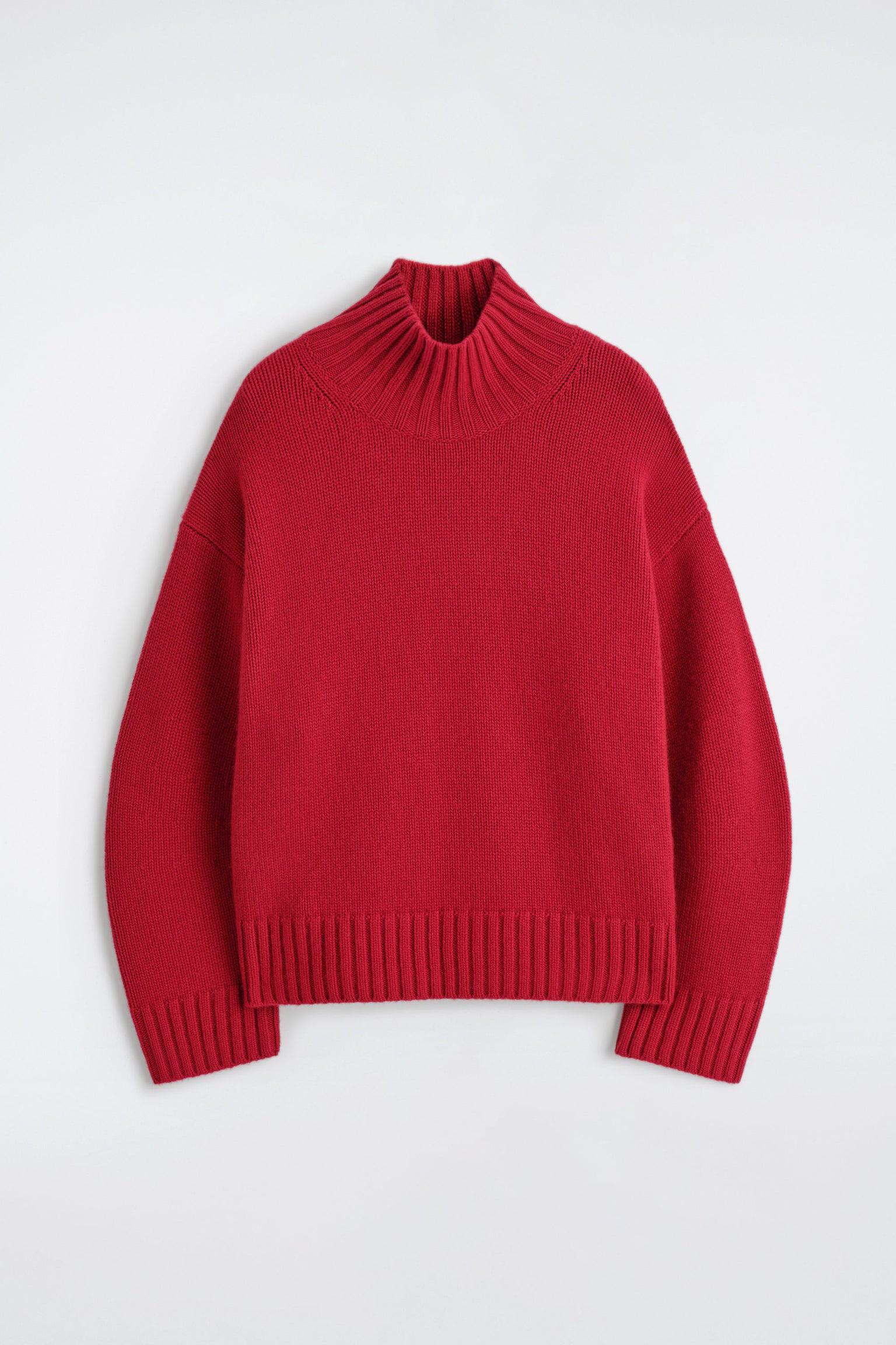 CASHMERE FUNNEL-NECK JUMPER