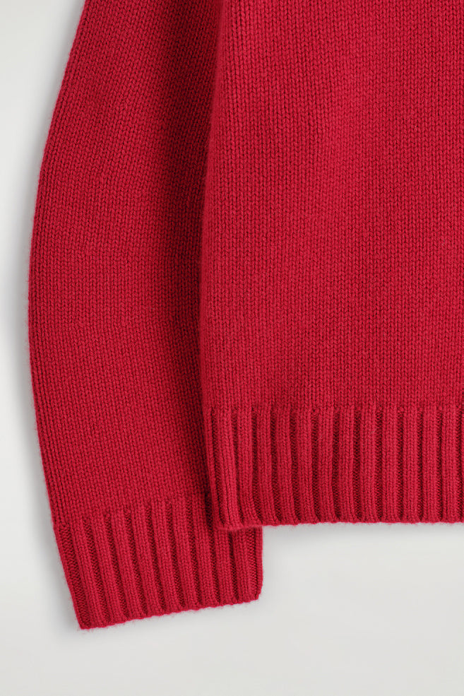 CASHMERE FUNNEL-NECK JUMPER
