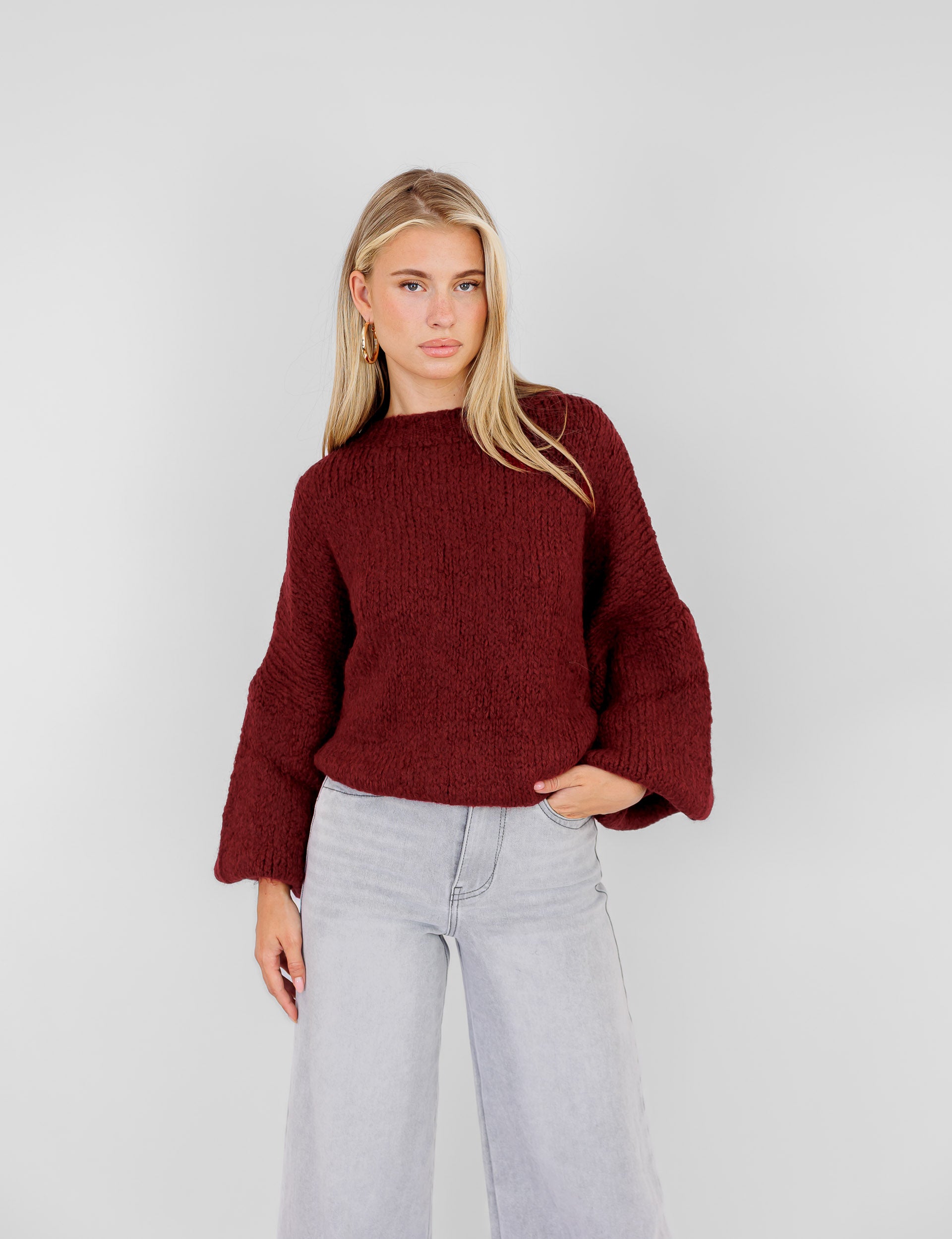 Kiki sweater burgundy