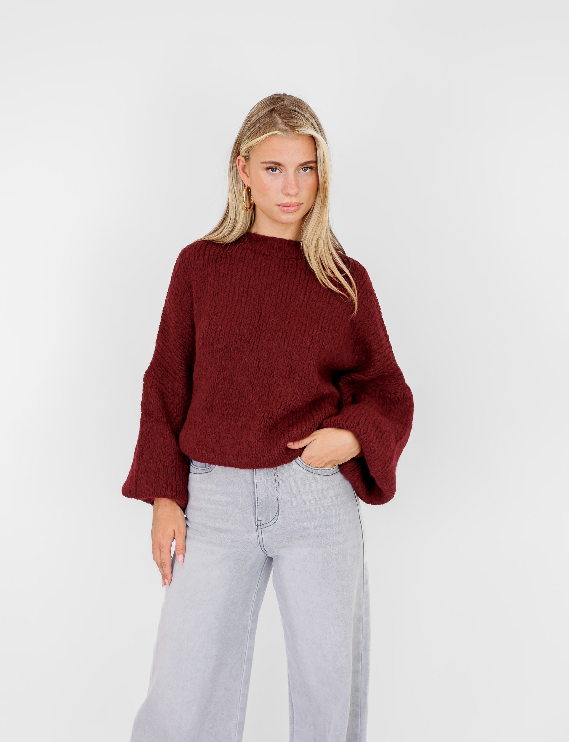 Kiki sweater burgundy