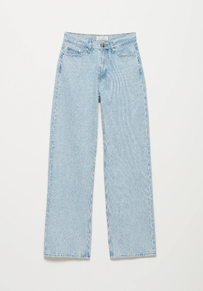 Relaxed straight leg jeans