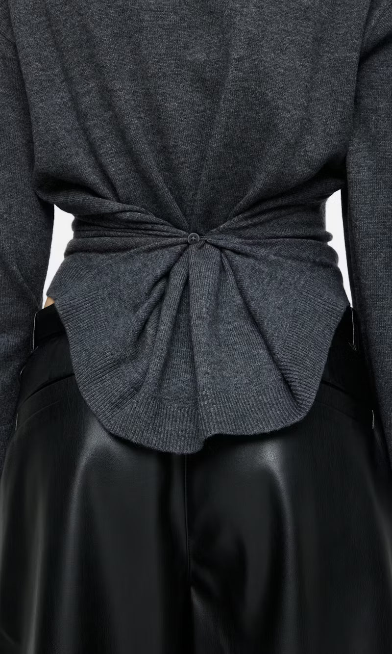 Capsule adjustable knit sweater